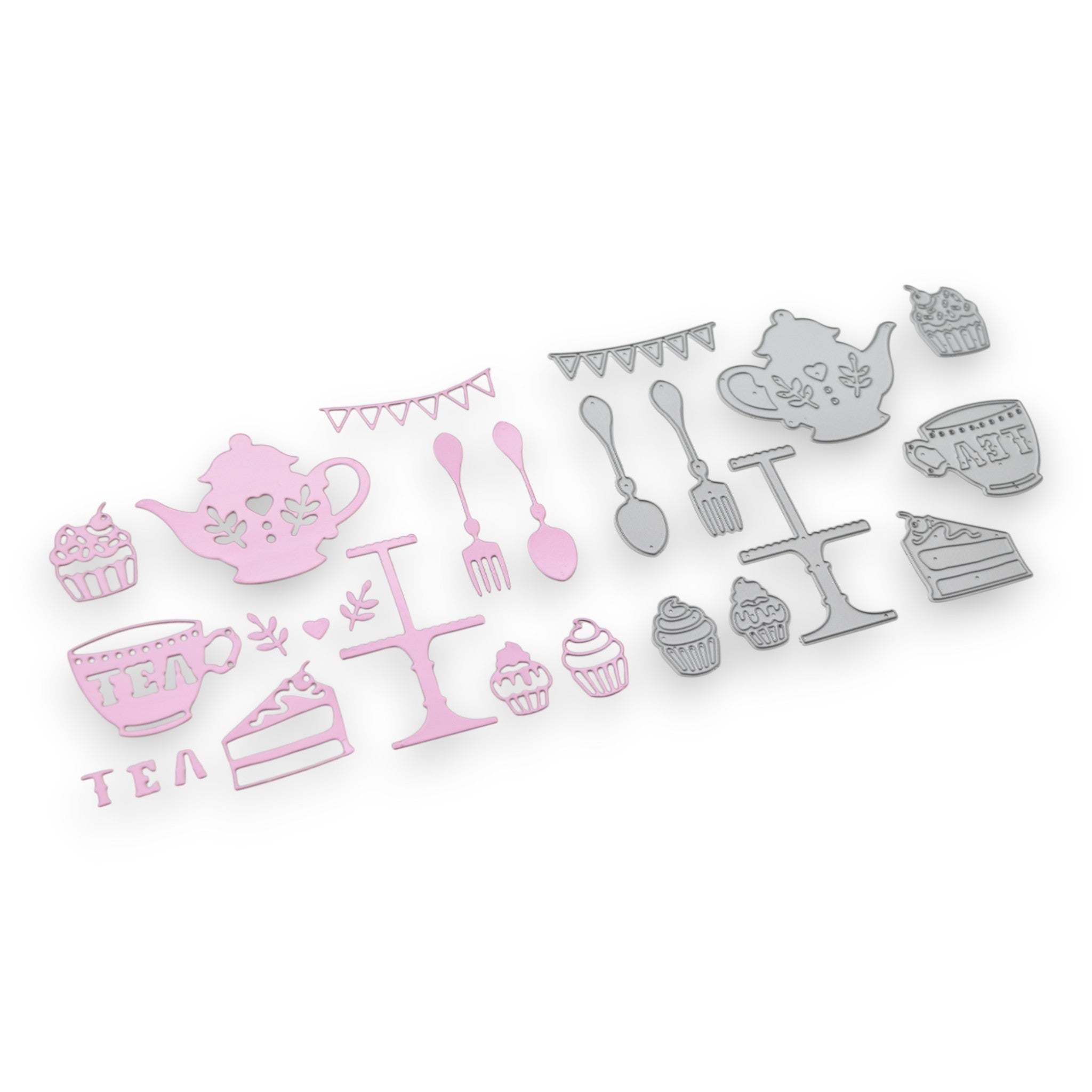 Tea & Cake - Steel Cutting Die Set